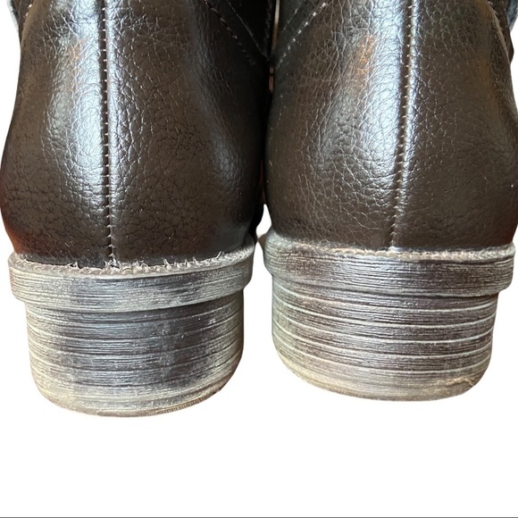 Clarks Women's Boots Ankle Zip Round Toe Booties Brown Size 9M - Picture 8 of 14